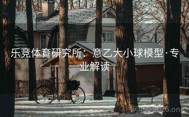 乐竞体育研究所：意乙大小球模型·专业解读